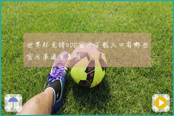 世界杯竞猜app官方下载入口有哪些官方渠道可靠吗